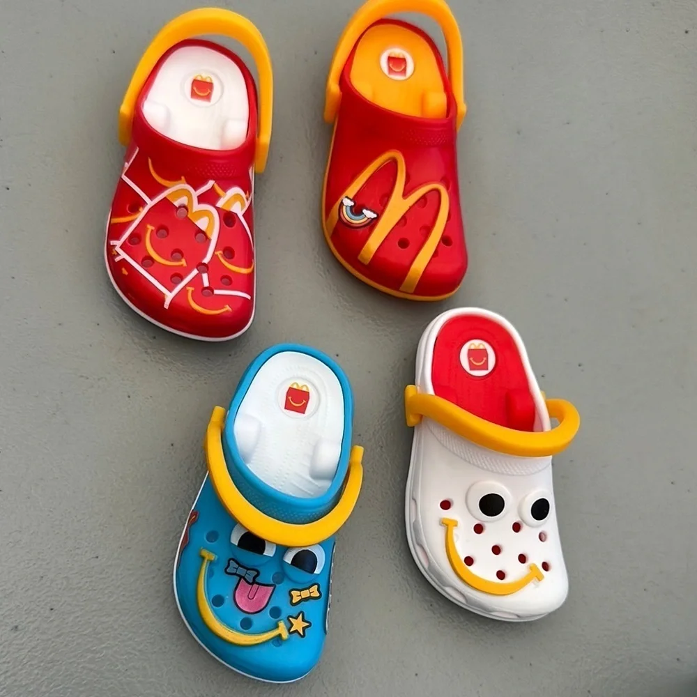 McDonald’s Mini Crocs Keychain Colorful Crocs Toy Set